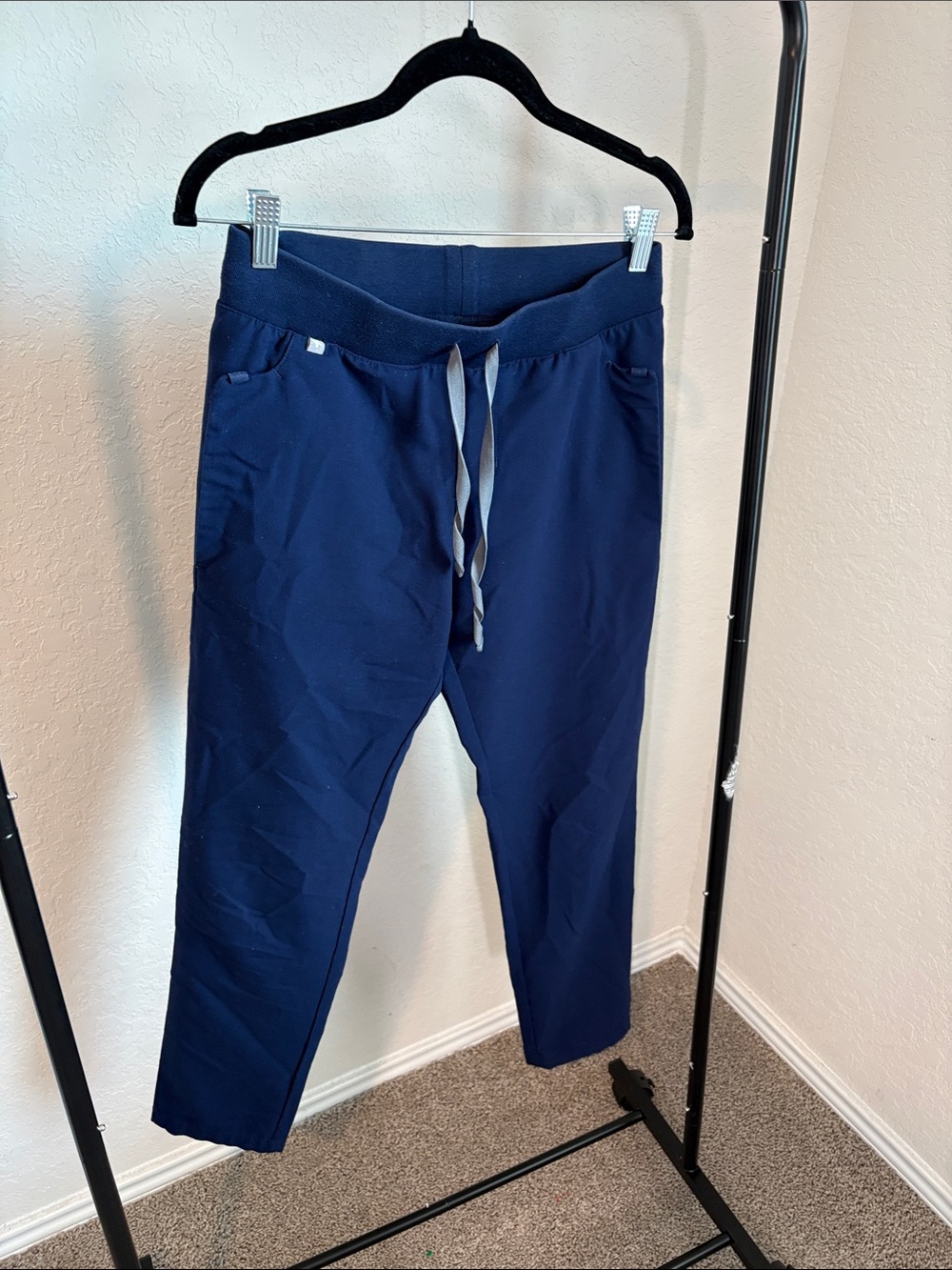 Figs Navy Drawstring Women's Joggers